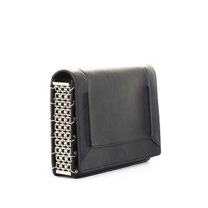 BCBGMaxAzria Ramona Chain Gusset Black Crossbody